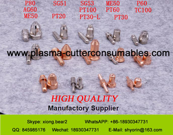 এয়ার প্লাজমা কাটিং মেশিন Consumables, হ্যান্ডহেল্ড প্লাজমা টর্চ যন্ত্রাংশ